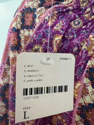 Free People Haley Harem Lounge Pants Boho Print thumbnail 7