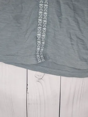 Kuhl Shay Sage Green Lightweight Casual Gorpcore Outdoor Travel V-Neck Tank Top thumbnail 4