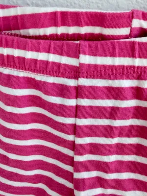 Brandy Melville pink & white striped shorts thumbnail 3