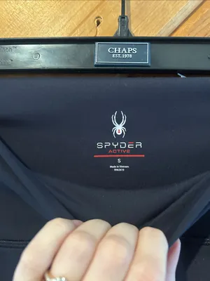 Spyder Active Sport Black High-Waisted Stretch Cargo Tight Legging Pants thumbnail 3