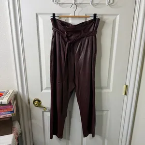 Commando Faux Leather Paper Bag Pant Burgundy Oxblood Womens Size S‎ thumbnail 5