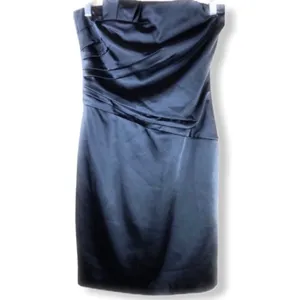 White House Black Market Black Strapless Dress thumbnail 2