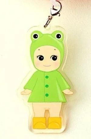 Sonny Angel I Love Rainy Day Deco Frog Umbrella Acrylic Charm Keychain thumbnail 1
