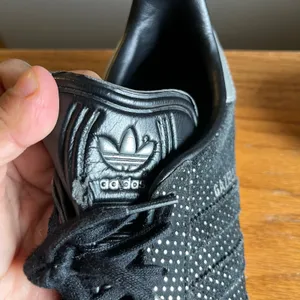 Adidas Originals Gazelle‎ Suede Polka Dots Black Silver Size 8 thumbnail 7