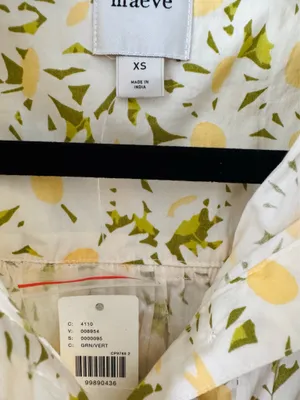 Anthropologie The Leandra Shirred Yoke Blouse by Maeve, Size XS thumbnail 9