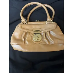 ALDO tan leather shoulder bag purse classic thumbnail 7