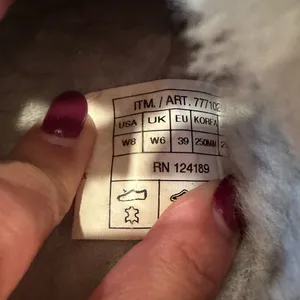 GUC Cozy Gray SUEDE AND Sherlyn trims and inside Slippers with Plush Lining thumbnail 6