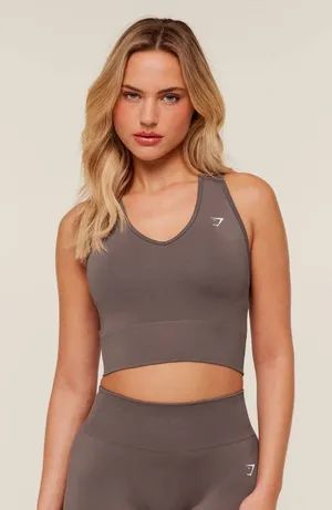 Gymshark Charcoal Everyday Sleeveless Croppes Tank thumbnail 1