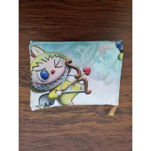Labubu Chic Kawaii Retro Eco Friendly Trendy Packable Sturdy Reusable Nylon Bag thumbnail 4