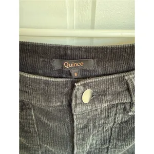 Quince Organic Stretch Corduroy Flare Pants Black Size 8‎ thumbnail 4