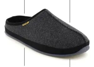 Deer Stags Slipperooz Wherever Adult Slippers, Black thumbnail 1