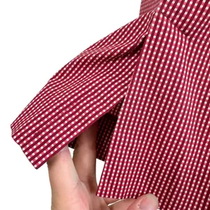 Gap‎ Vintage Red Checkered Lightweight High Rise Cropped Cotton Pants Size 8 thumbnail 4