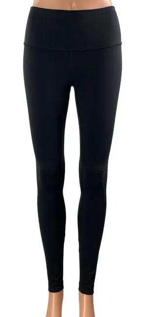 Lululemon Women's Black High Rise Yoga Workout Athletic Leggings Pants Size S thumbnail 1