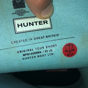 Hunter Women's Original Short Rain blue in color size 11 rubber boots sp… thumbnail 8