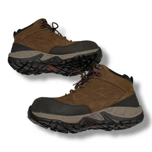 Merrell Siren LTR Mid Waterproof Alloy Toe‎ Work Boots Women 8.5 M Brown J099404 thumbnail 1