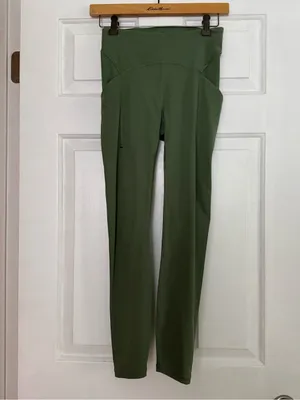 Lululemon Power Thru High-Rise Tight 25" in Green Twill thumbnail 3
