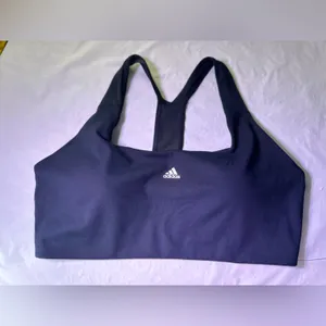 Adidas Women's Classic Black Sports Bra thumbnail 6