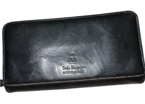 Safe keeper Black Leather Wallet. Pre loved. thumbnail 1
