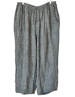 Flax 100% Linen Pull On Pants thumbnail 1
