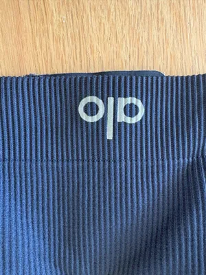 Alo Yoga Navy Seamless Ribbed Set thumbnail 9