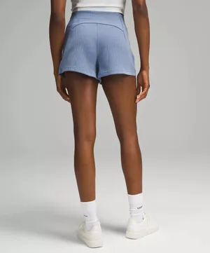 Lululemon Ribbed Softstreme High-Rise Short 2” Oasis Blue, Size 2 thumbnail 7