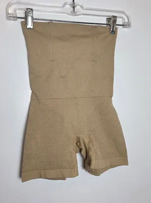 Beige Tummy Control Shapewear Thigh Abdomen Boning Support Slimming S/XS thumbnail 1