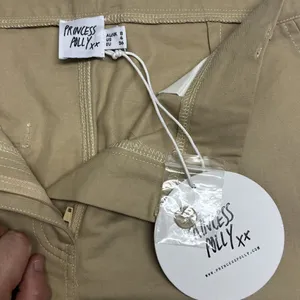 Princess Polly Women’s Beige Cepora Cargo Wide Leg Pants With Pockets- size 4 thumbnail 8