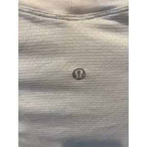 Lululemon Swiftly Tech Long Sleeve 2.0 Shirt White Grey Striped Slim Fit thumbnail 3