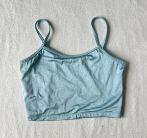 Klassy Network Blue Cropped Tank Top - Size S thumbnail 1