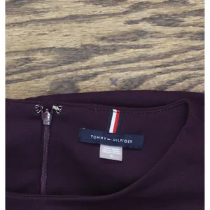 Tommy Hilfiger Womens 3/4 Sleeve Ruffled Hem Dress A3IC15MD Aubergine Purple 10 thumbnail 3
