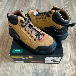 NEW Steel Toe Brahma Working Boots Brown Size 7 thumbnail 6