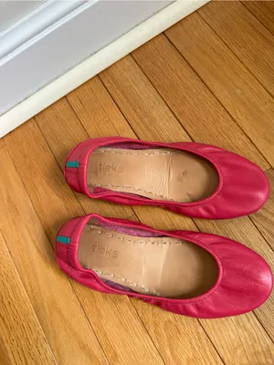Tieks Fuchsia Pink Leather Ballet Flats Womens 7 thumbnail 7