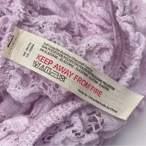 Intimately Free People Lace Lavender Day & Night Bodysuit Shear Stretch Medium thumbnail 7