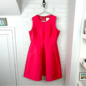 Kate Spade Hot Pink Structured Bubble Dress Size 12 thumbnail 2
