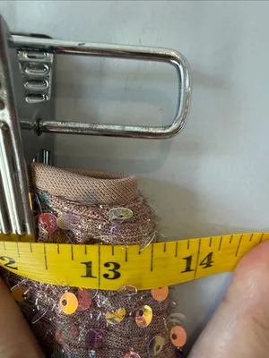 NWT Lulu's Sequin Pink Maxi Skirt Side Slit thumbnail 6