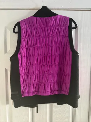 Calvin Klein Performance Pink Quilted Zip-Up Puffer Vest Collared Size Large thumbnail 7