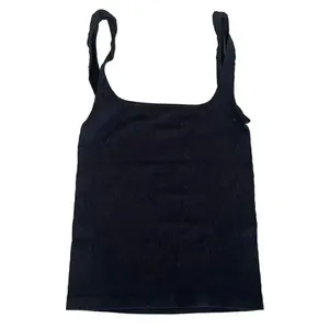 Free People Intimately Square One Seamless Women’s Cami Top Black SZ XS/ S #1659 thumbnail 4