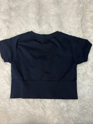 Aerie offline navy seamless crop top small thumbnail 2