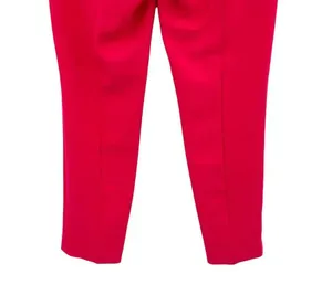 J. Crew Cameron Slim Cropped Pant in Four-Season Stretch Bright Rose Pink Size 4 thumbnail 9
