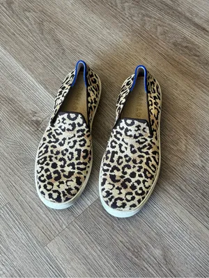Rothys Leopard Print 'Camo Cat' Slip On Sneakers Animal Print Sz 8 thumbnail 2