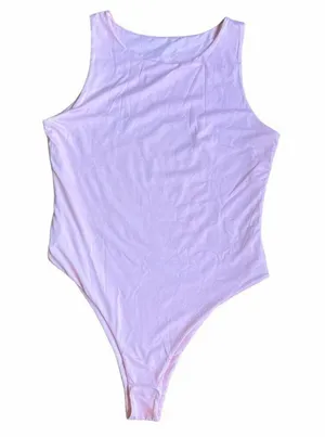 Women's Light Pastel Pink Bodysuit Size Large SKU#C24144 thumbnail 1