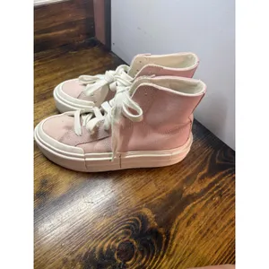 Converse Pale‎ Pink Platform Sneakers Women Size 6 thumbnail 2