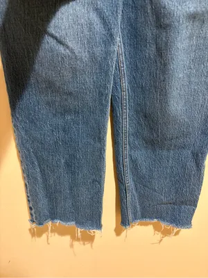 Abercrombie & Fitch Curve Love 90s Straight Ultra High Rise Jeans 32/14S SHORT thumbnail 8