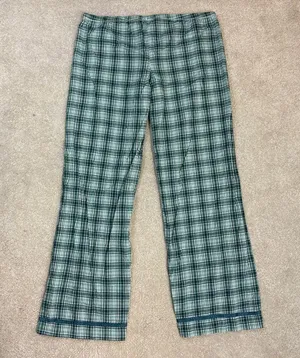 NFL Philadelphia Eagles Plaid Tie Waist Cotton Pajama Lounge Pants Size M thumbnail 2