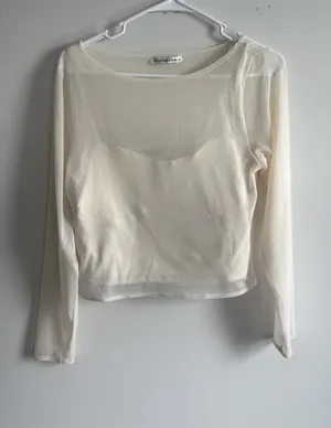 Abercrombie sheer top thumbnail 1