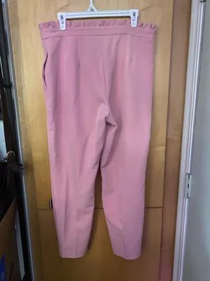 Express Pink High Rise Ankle Tailored Tapered Trouser 12R thumbnail 7