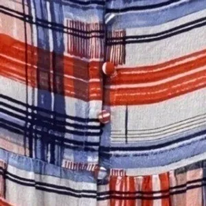 Maeve Peplum Top Red White Blue‎ Small thumbnail 5