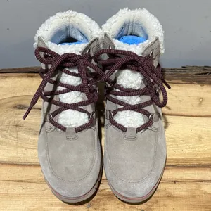 SOREL HARLOW WATERPROOF LACE COZY ANCIENT‎ FOSSIL Size 7 A48 thumbnail 6