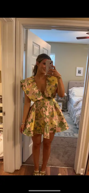 IT'S GIVING CLASS MINI DRESS MULTI thumbnail 3
