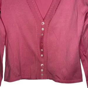 Bianca Pink Cardigan‎ Sweater thumbnail 3